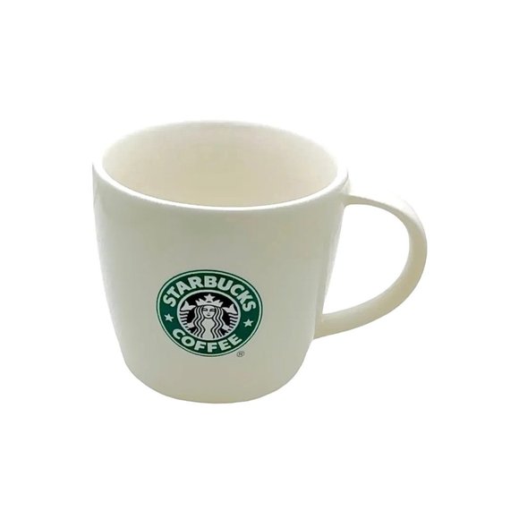 2008 Starbucks Coffee Tea Mug Cup, Porcelain Ceramic, Green Signature Logo - Picture 1 of 10